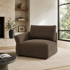 ACME Theodore Modular Left Arm Chair – front view – Lusso Furniture Miami