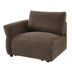 ACME Theodore Modular Left Arm Chair – side view – Lusso Furniture Miami