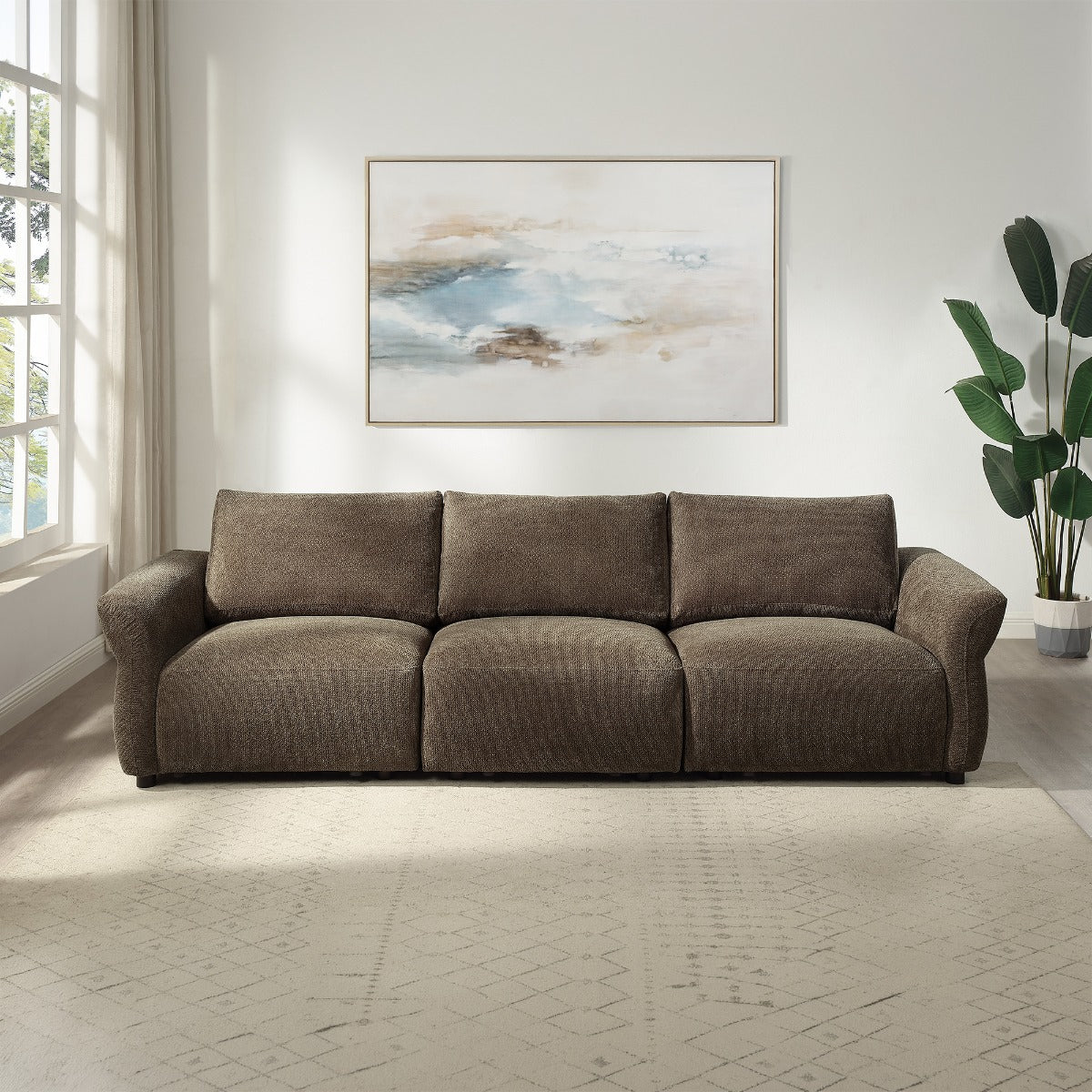 ACME Theodore Modular Left Arm Chair – alternate view – Lusso Furniture Miami