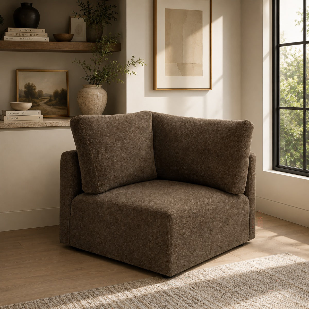 ACME Theodore Modular Wedge – front view – Lusso Furniture Miami