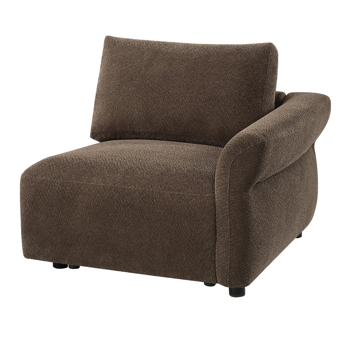 ACME Theodore Modular Right Arm Chair – side view – Lusso Furniture Miami