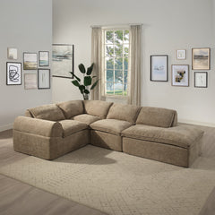 ACME Almano Modular Armless Chair – close-up – Lusso Furniture Miami