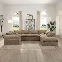 ACME Almano Modular Armless Chair – angle view – Lusso Furniture Miami