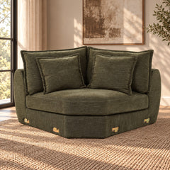 ACME Leighton Modular Wedge – front view – Lusso Furniture Miami