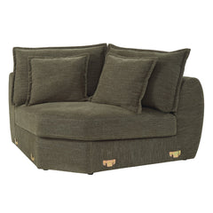 ACME Leighton Modular Wedge – side view – Lusso Furniture Miami