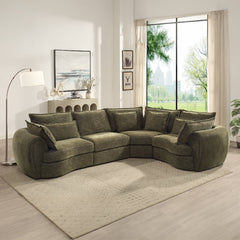 ACME Leighton Modular Wedge – angle view – Lusso Furniture Miami