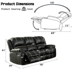 ACME Zuriel Motion Sofa – detail – Lusso Furniture Miami
