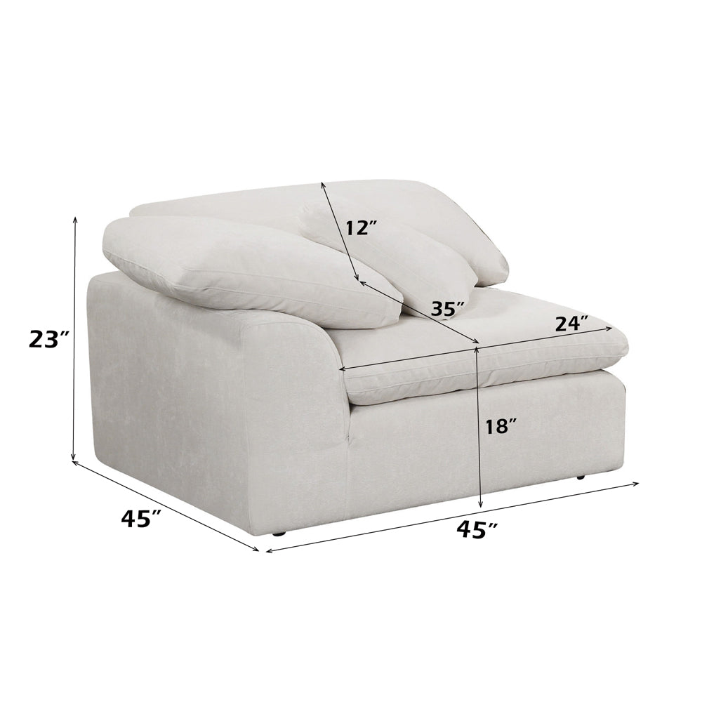 ACME Naveen Modular Wedge – view 17 – Lusso Furniture Miami