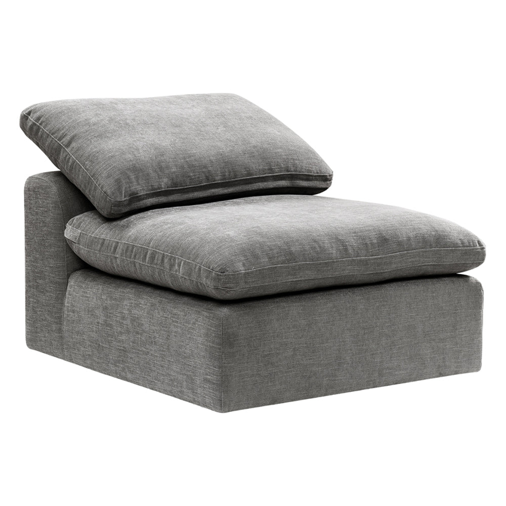 ACME Naveen Modular Armless Chair – front view – Lusso Furniture Miami