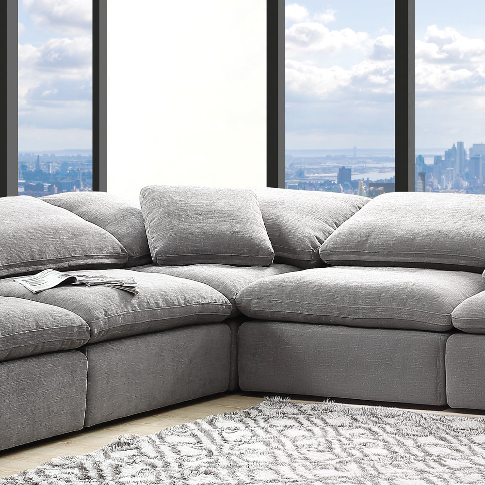 ACME Naveen Modular Wedge – front view – Lusso Furniture Miami