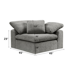 ACME Naveen Modular Wedge – close-up – Lusso Furniture Miami