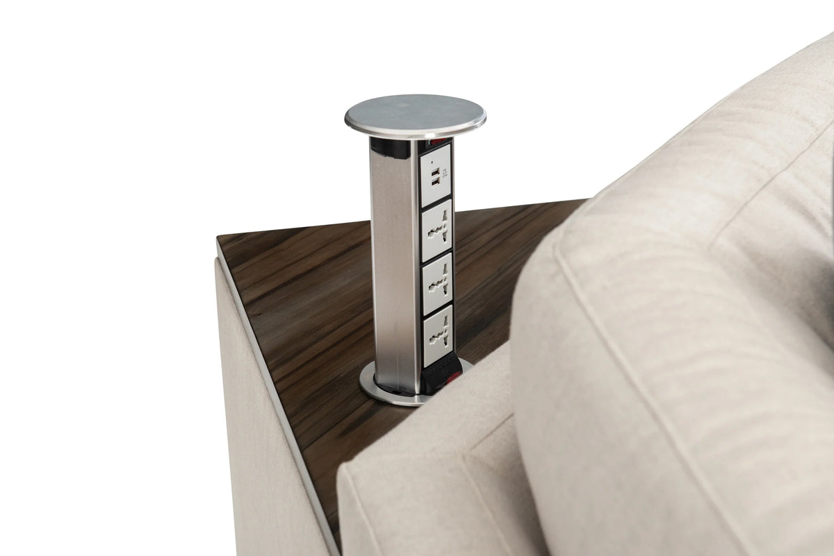 Caracole Shelfish Sectional Components – view 17 – Lusso Furniture Miami