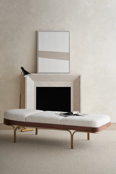 Caracole Rhythm Chaise – angle view – Lusso Furniture Miami