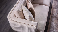 Marietta Living Room Set (Linka Beige) – Living Room Set | Lusso Furniture (view 6)