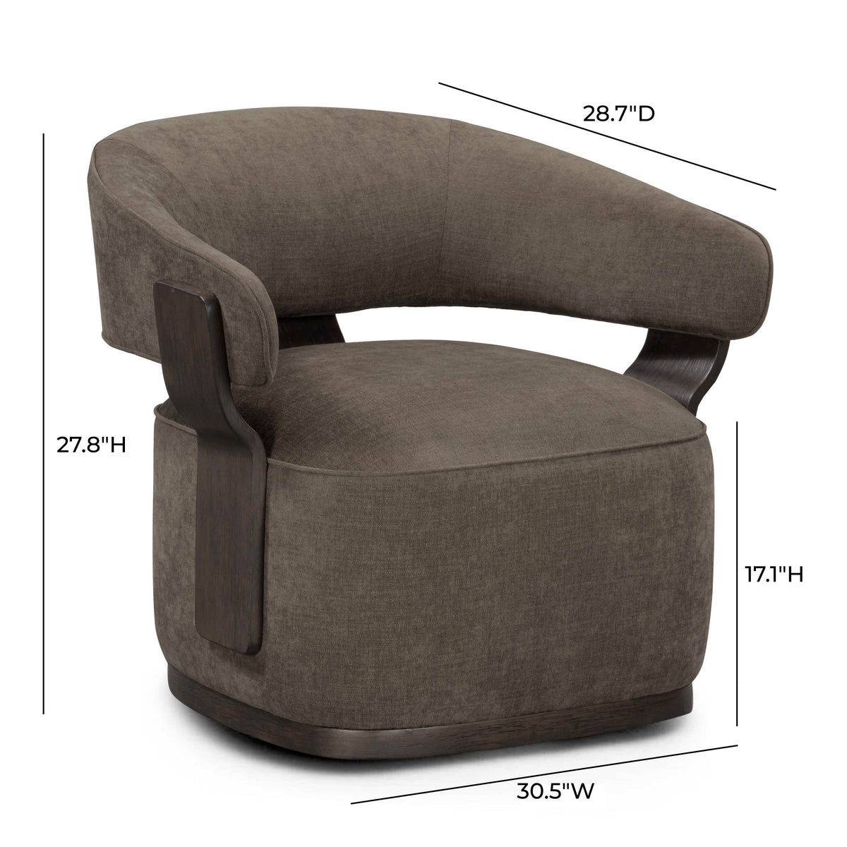 Madison Performance Swivel Accent Chair