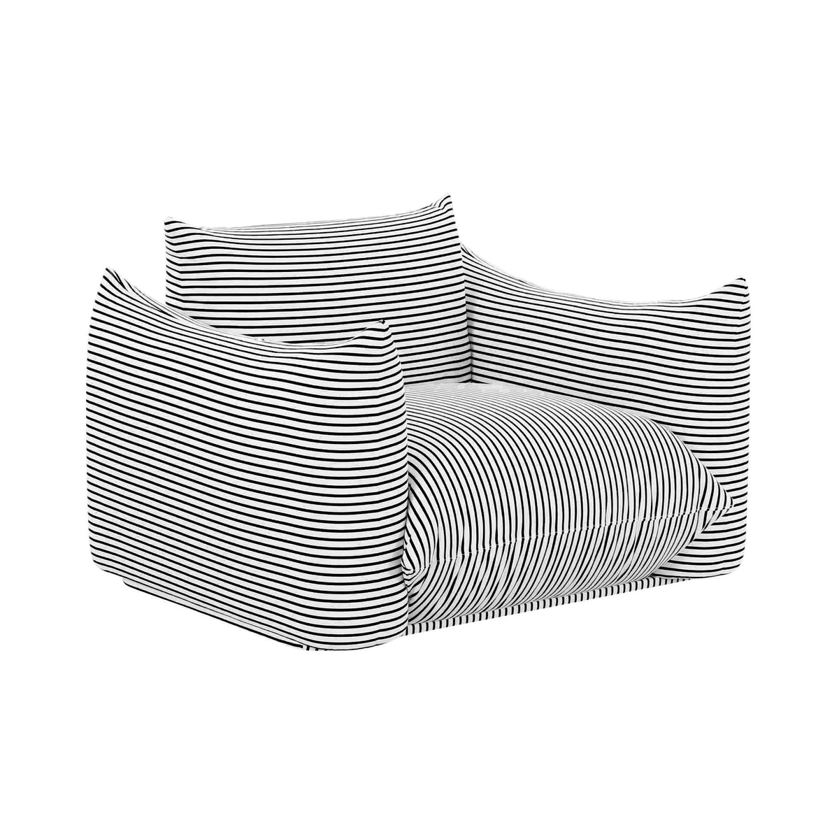 Saint Tropez Stuffed Indoor/Outdoor Armchair