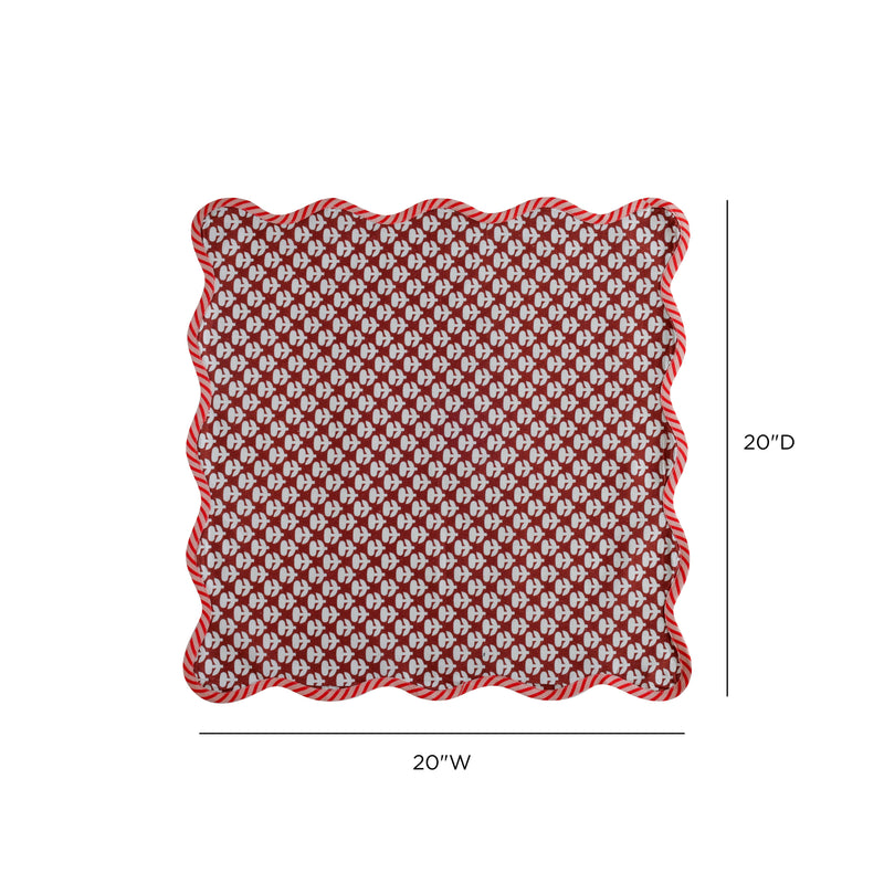 Crissy Cotton Canvas Printed Napkins - Set of 4-zoom-