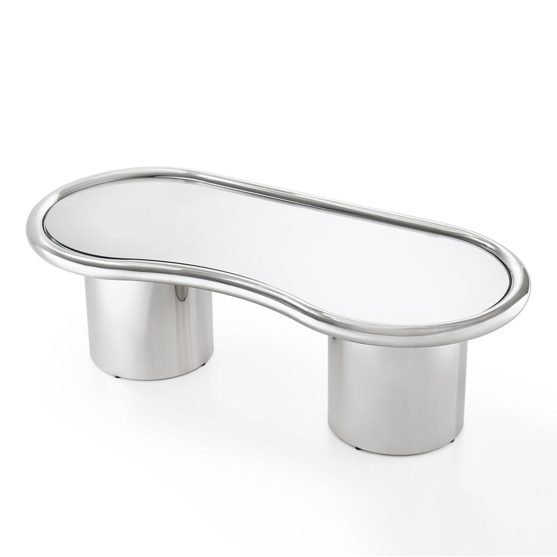 Sorya 51" Chrome Coffee Table-zoom-