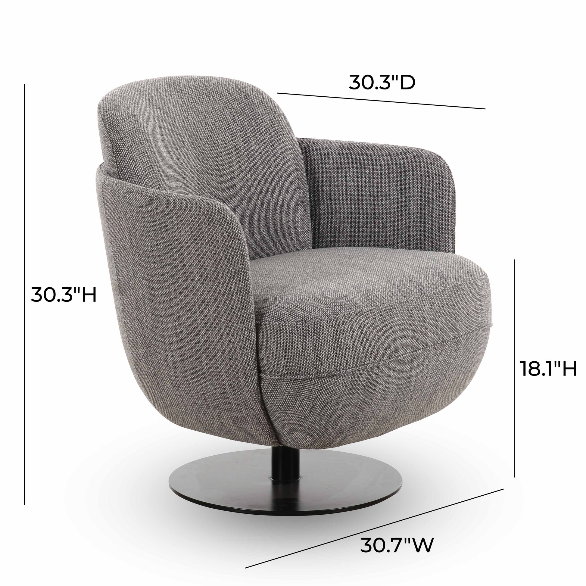 Solange Swivel Accent Chair
