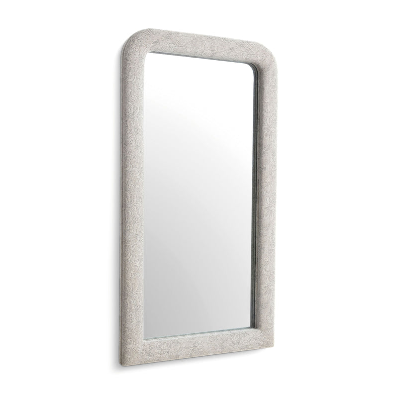 Heidi 43"X78" Upholstered Oversized Floor Mirror-zoom-