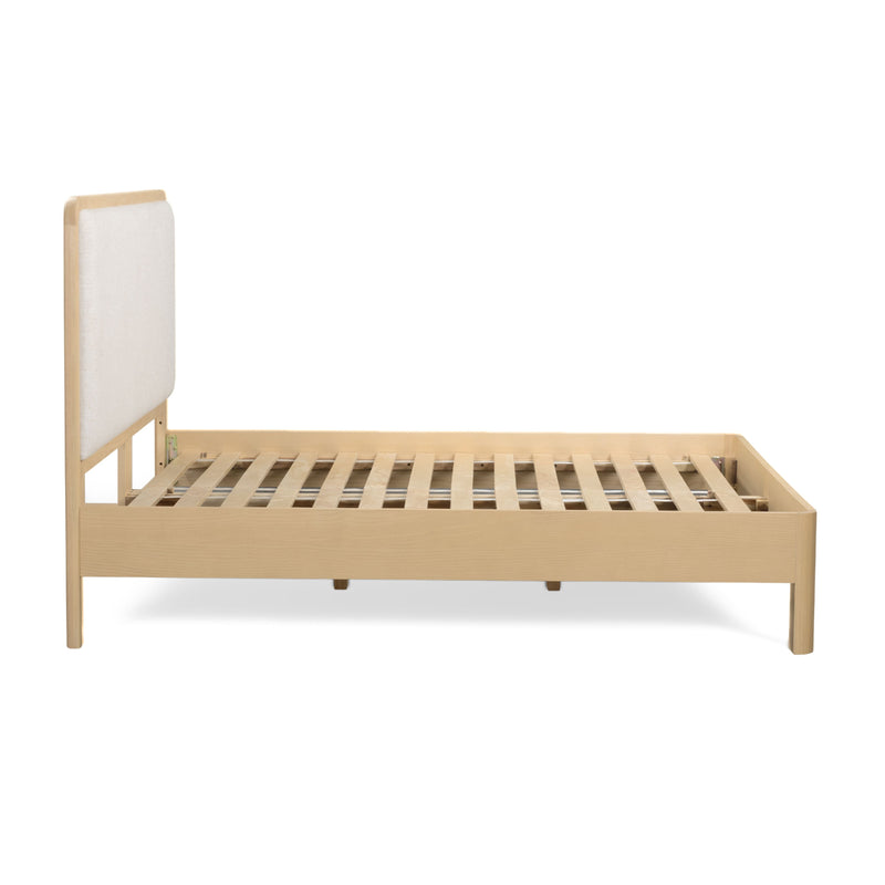 Rafaelle Natural Solid Ash Bed-zoom-