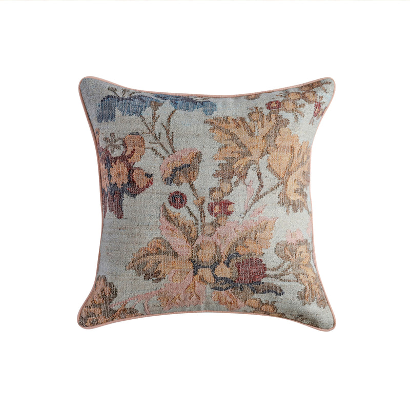 Taman 20" Natural Cotton Throw Pillow-zoom-