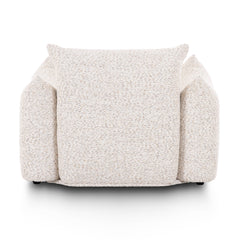 Saint Tropez Nubby Fabric Armchair in Sand