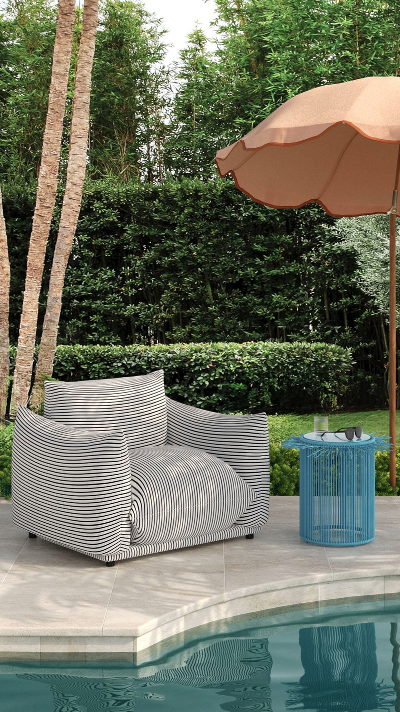Saint Tropez Stuffed Indoor/Outdoor Armchair-zoom-