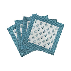 Crissy Cotton Canvas Printed Napkins - Set of 4