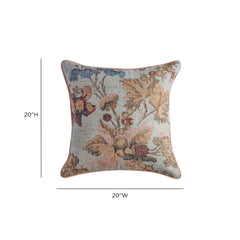 Taman 20" Natural Cotton Throw Pillow
