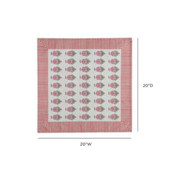 Crissy Cotton Canvas Printed Napkins - Set of 4