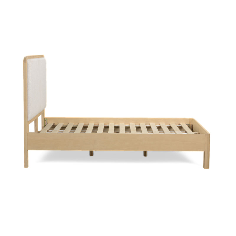 Rafaelle Natural Solid Ash Bed-zoom-