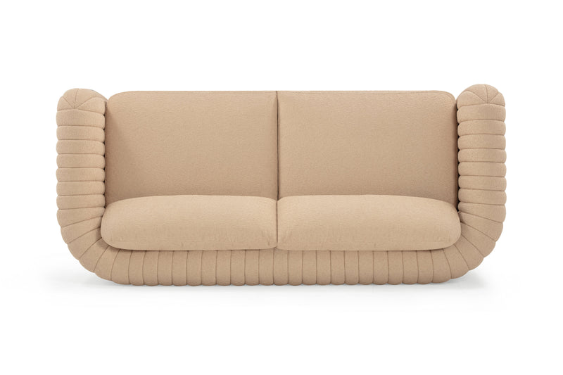 Porto 90" Honey Boucle Sofa-zoom-