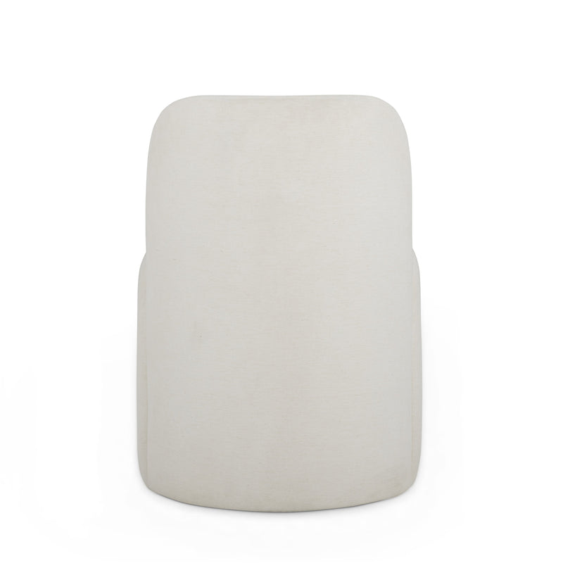 Persa Round Back Performance Chenille Dining Chair-zoom-