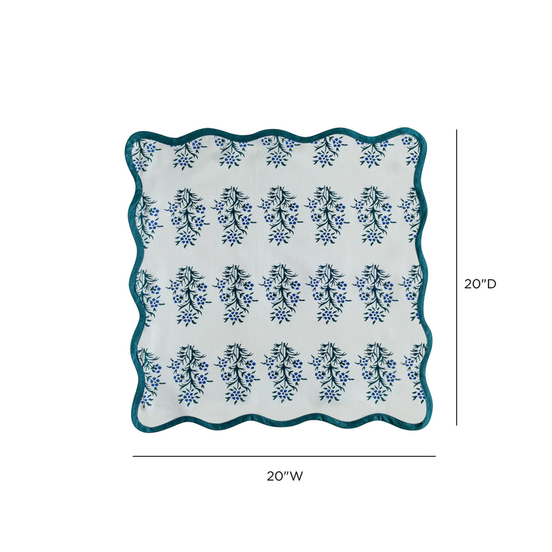 Crissy Cotton Canvas Printed Napkins - Set of 4-zoom-