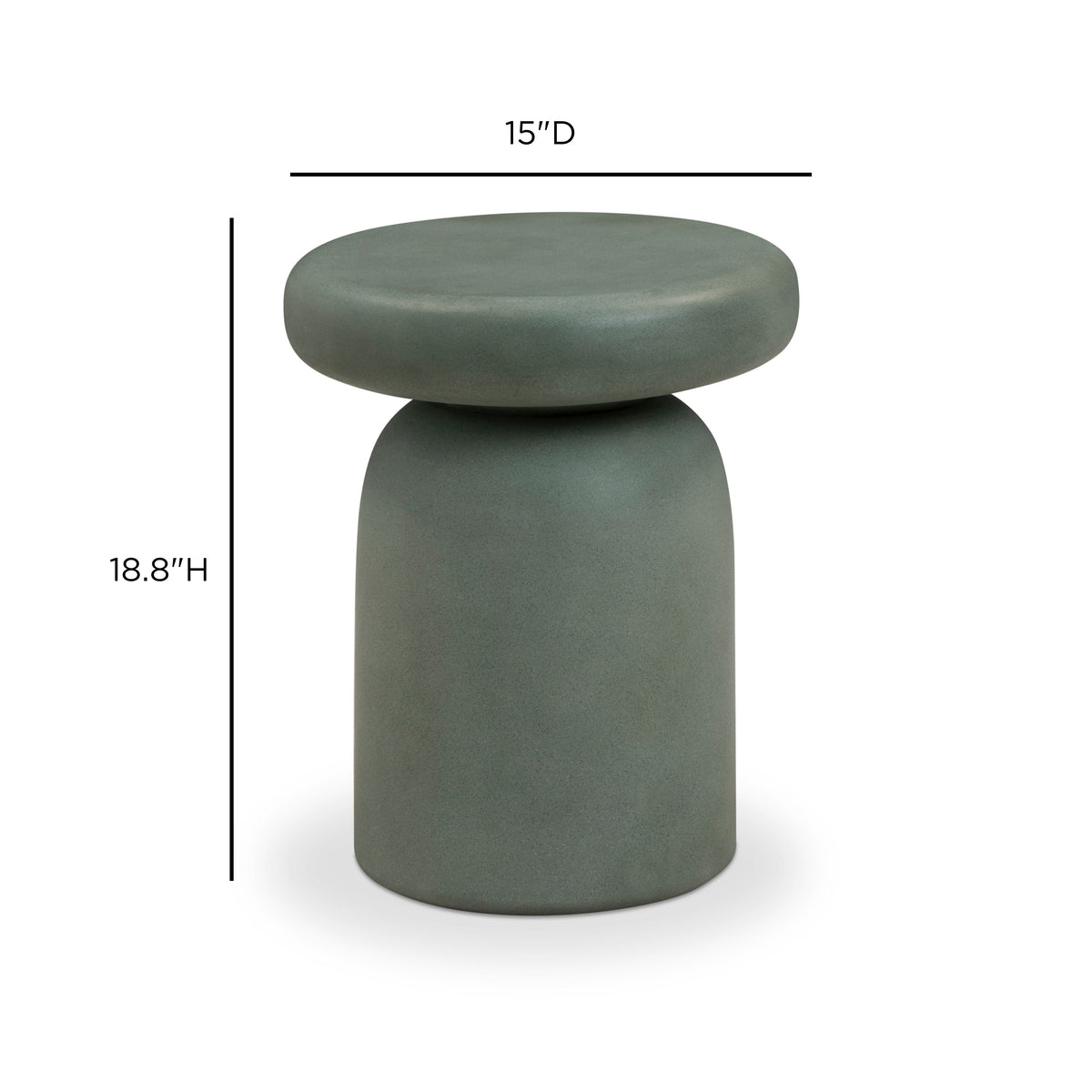 Lydia Concrete Indoor/Outdoor Side Table