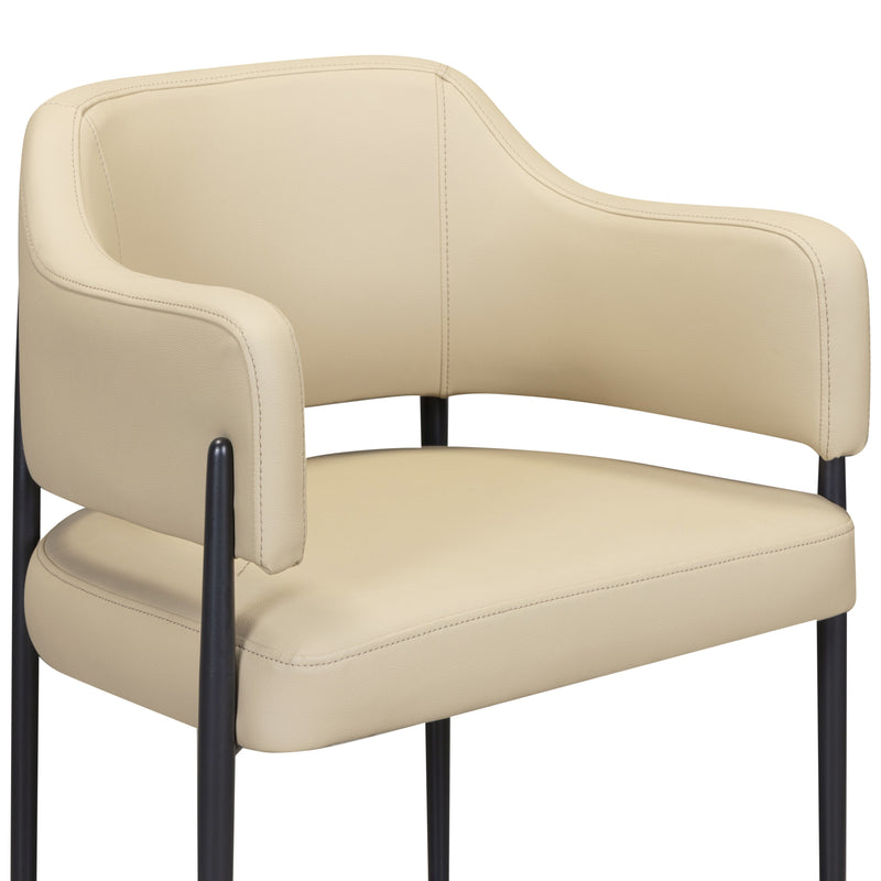 Sezanne Contract-Grade Vegan Leather Dining Chair-zoom-