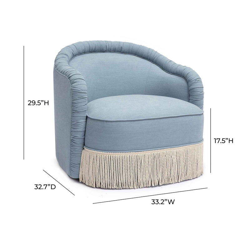 Pamela Tasseled Lounge Accent Chair-zoom-