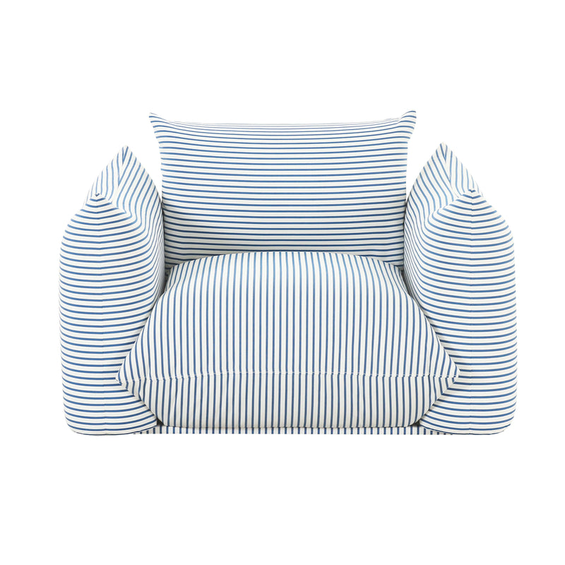 Saint Tropez Stuffed Indoor/Outdoor Armchair-zoom-