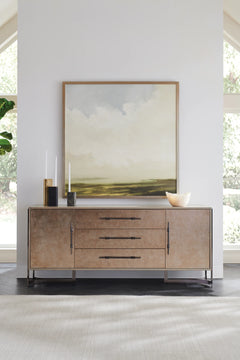 Caracole Foiled Again Buffet – side view – Lusso Furniture Miami
