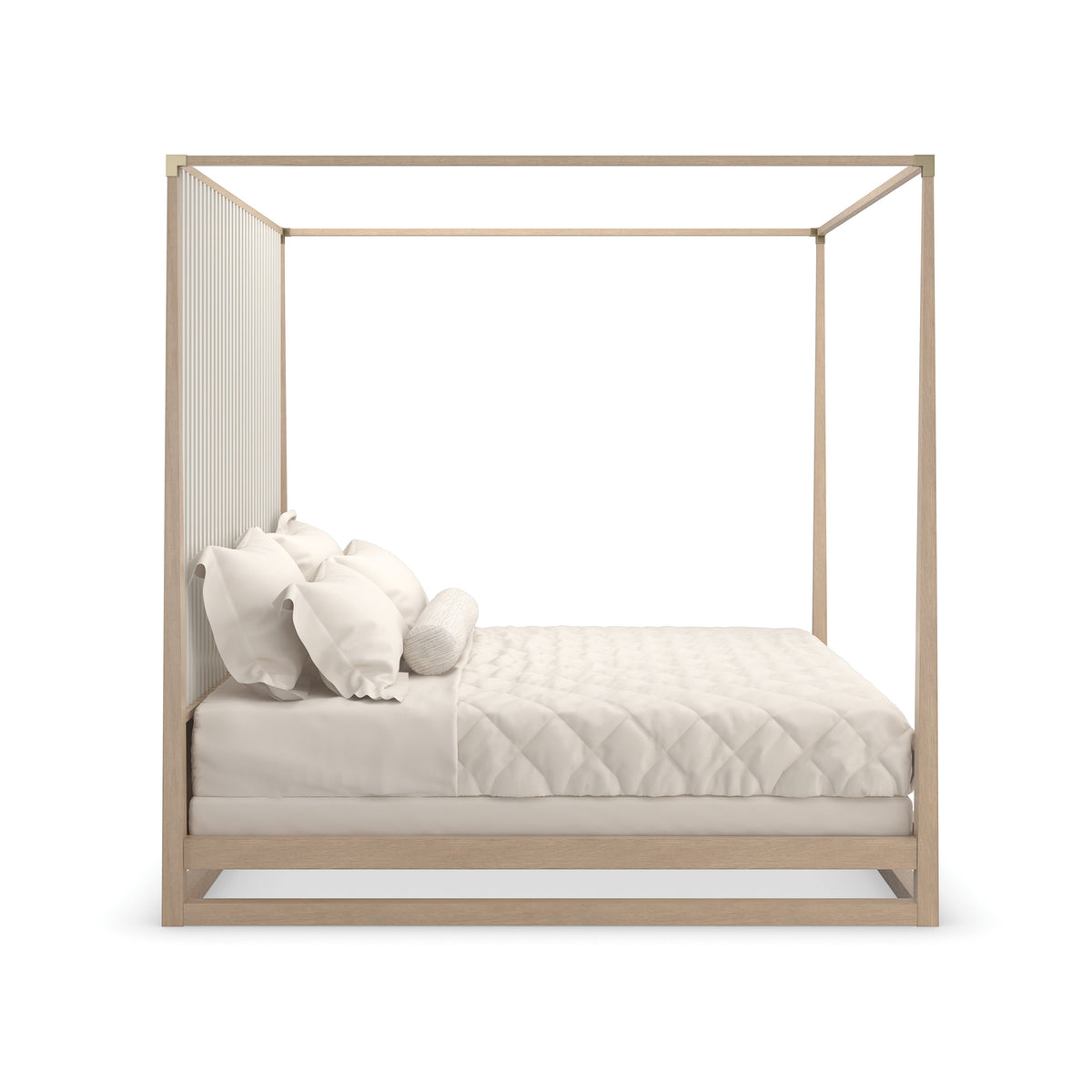 Caracole Pinstripe Bed – view 20 – Lusso Furniture Miami