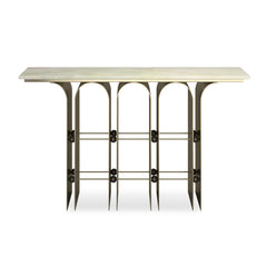 Caracole Nexus Console Table – front view – Lusso Furniture Miami
