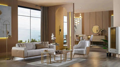 Montella Living Room Set (Vizon) – Living Room Set | Lusso Furniture (view 4)