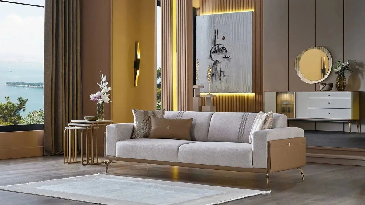 Montella Living Room Set (Vizon) – Living Room Set | Lusso Furniture (view 2)