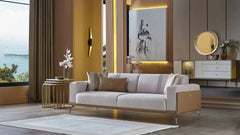 Montella Living Room Set (Vizon) – Living Room Set | Lusso Furniture (view 2)