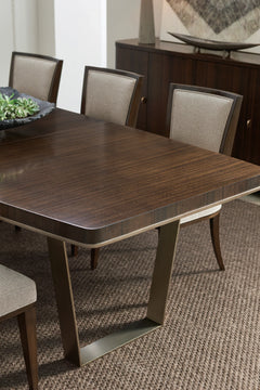 Caracole Streamline Dining Table – side view – Lusso Furniture Miami