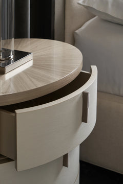 Caracole Wandering Nightstand – side view – Lusso Furniture Miami