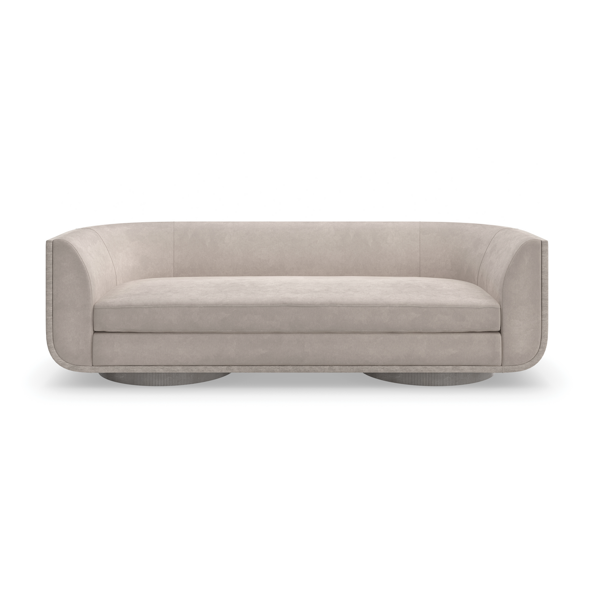 Caracole Clipper Sofa – front view – Lusso Furniture Miami