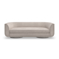 Caracole Clipper Sofa – front view – Lusso Furniture Miami