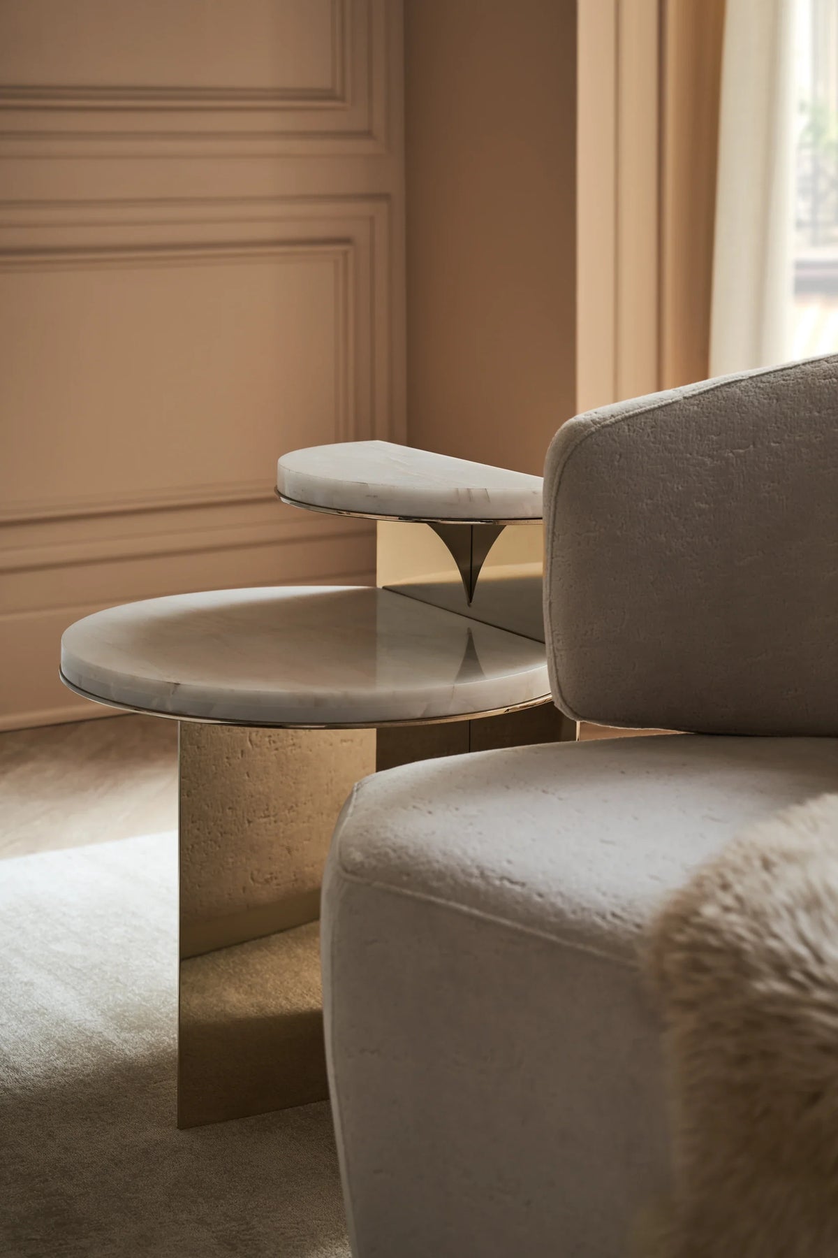 Caracole Touche Light Side Table – detail – Lusso Furniture Miami